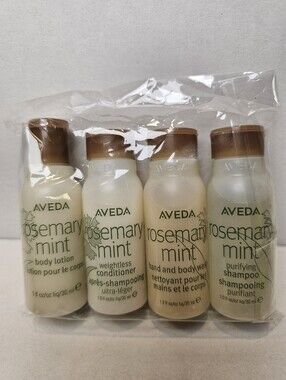 NEW Aveda Rosemary Mint Travel Size 4-Piece Set